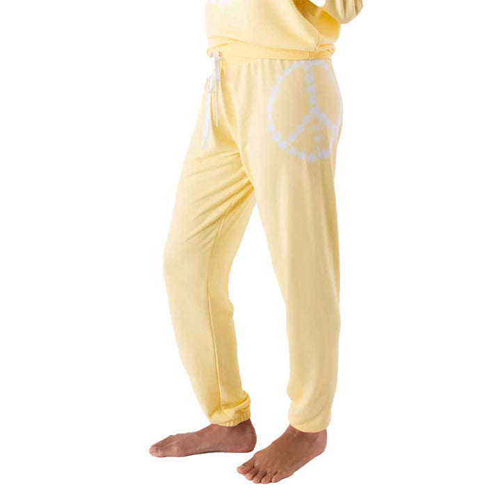 PJ Salvage Women's Ride Or Dye Pajama Pants - Lemon