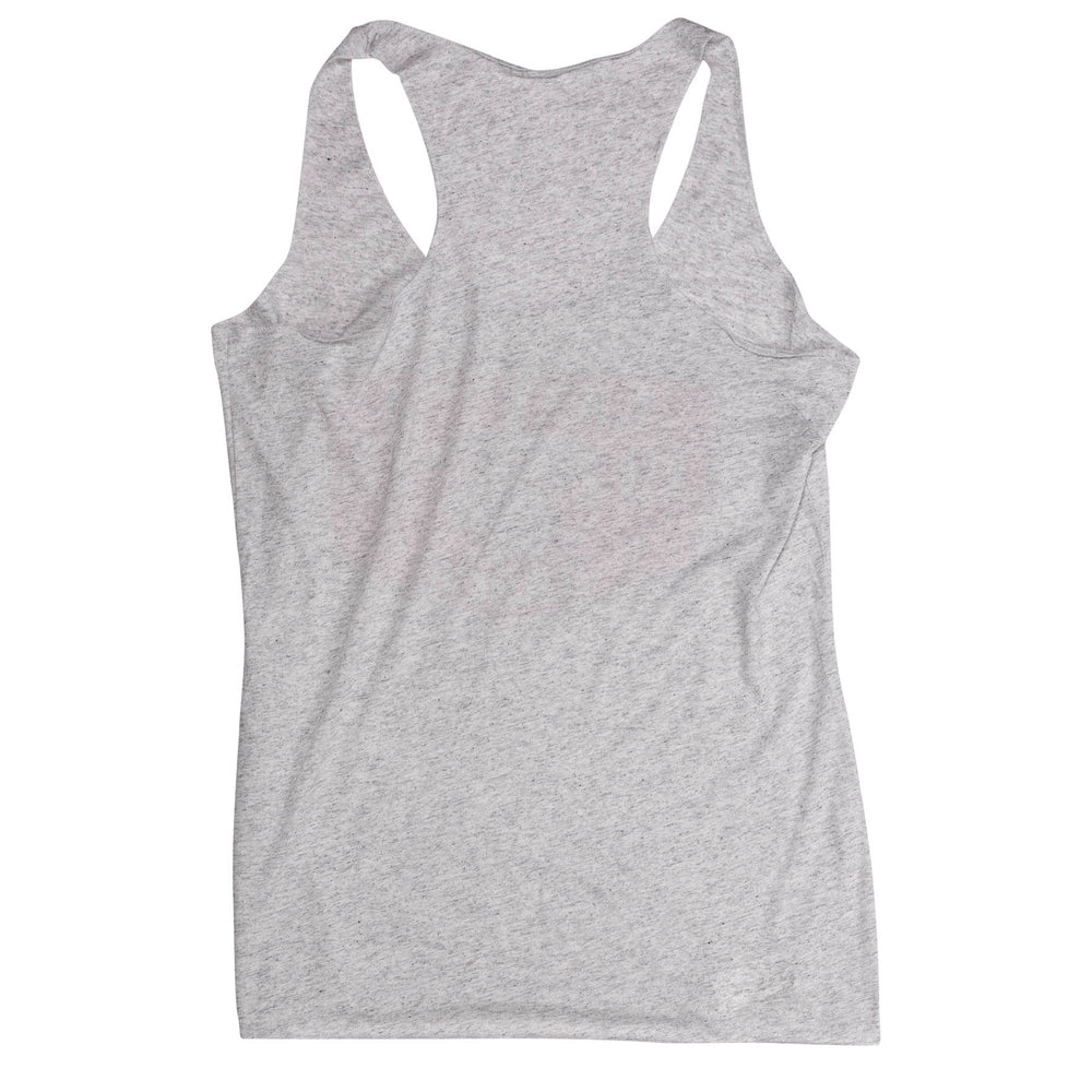 
                  
                    Lazy J Ranch Women's Red Ranch Logo Racerback Tank Top - White Fleck-
                  
                