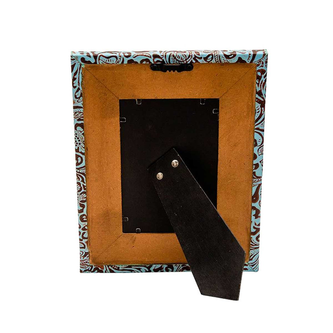 Myra Bag Hemlock Wood & Leather Photo Frame