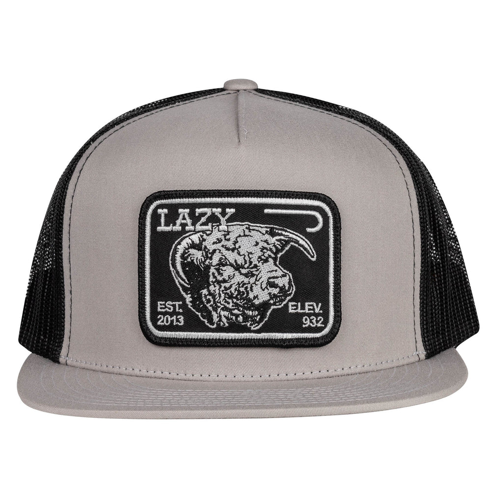 
                  
                    Lazy J Ranch Silver Grey & Black Elevation Classic Five Panel Trucker Hat-SILBLK4ELEV
                  
                