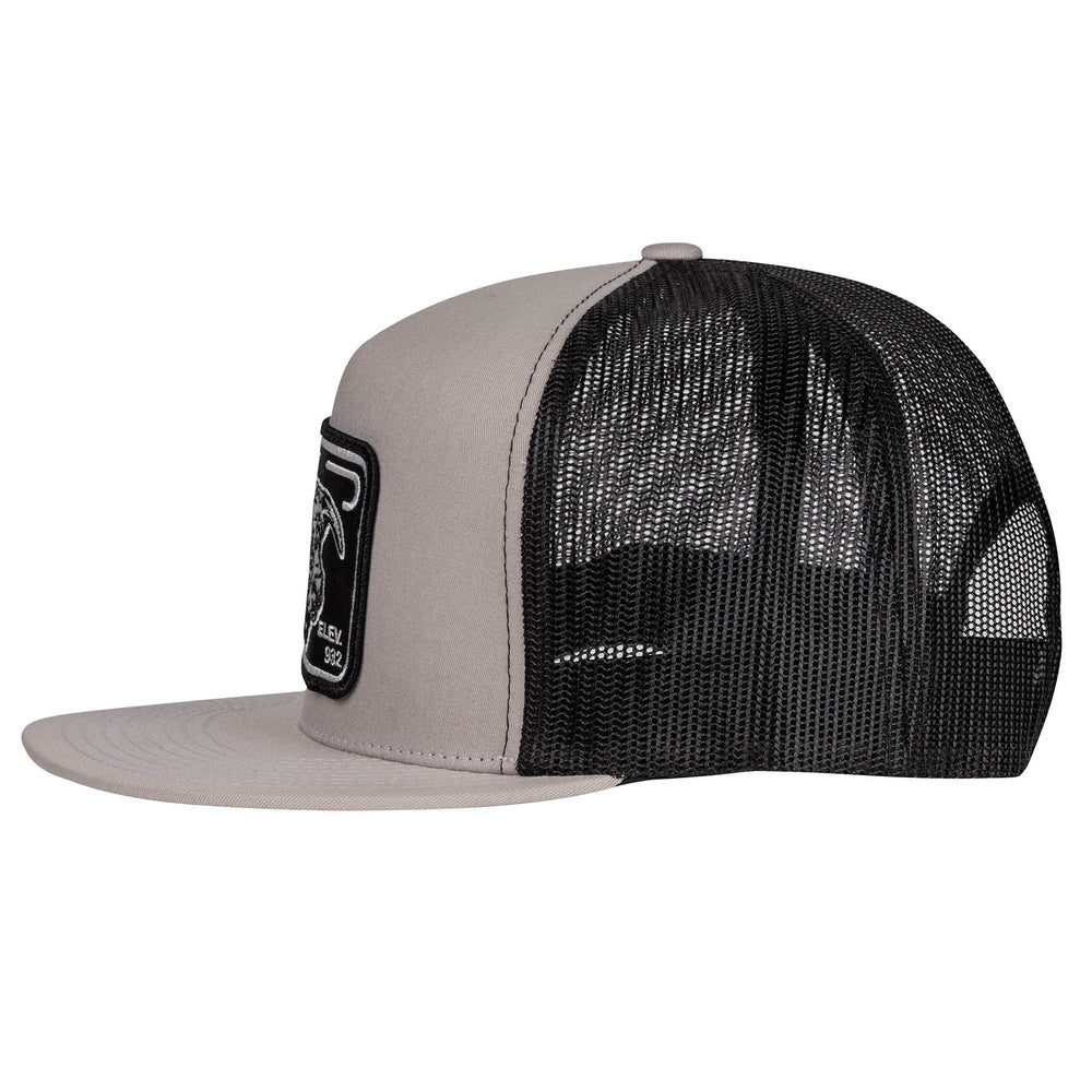 
                  
                    Lazy J Ranch Silver Grey & Black Elevation Classic Five Panel Trucker Hat-Lazy J Ranch Wear
                  
                