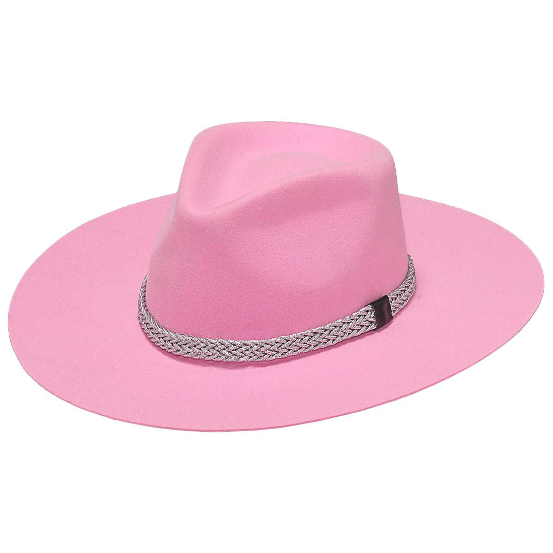 Twister Women's Pinch Front Fashion Wool Hat - Pink