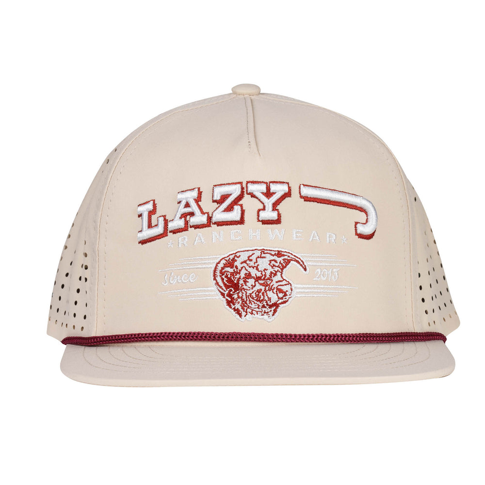 
                      
                        Lazy J Ranch Tan Embroidered Performance Trucker Rope Hat
                      
                    