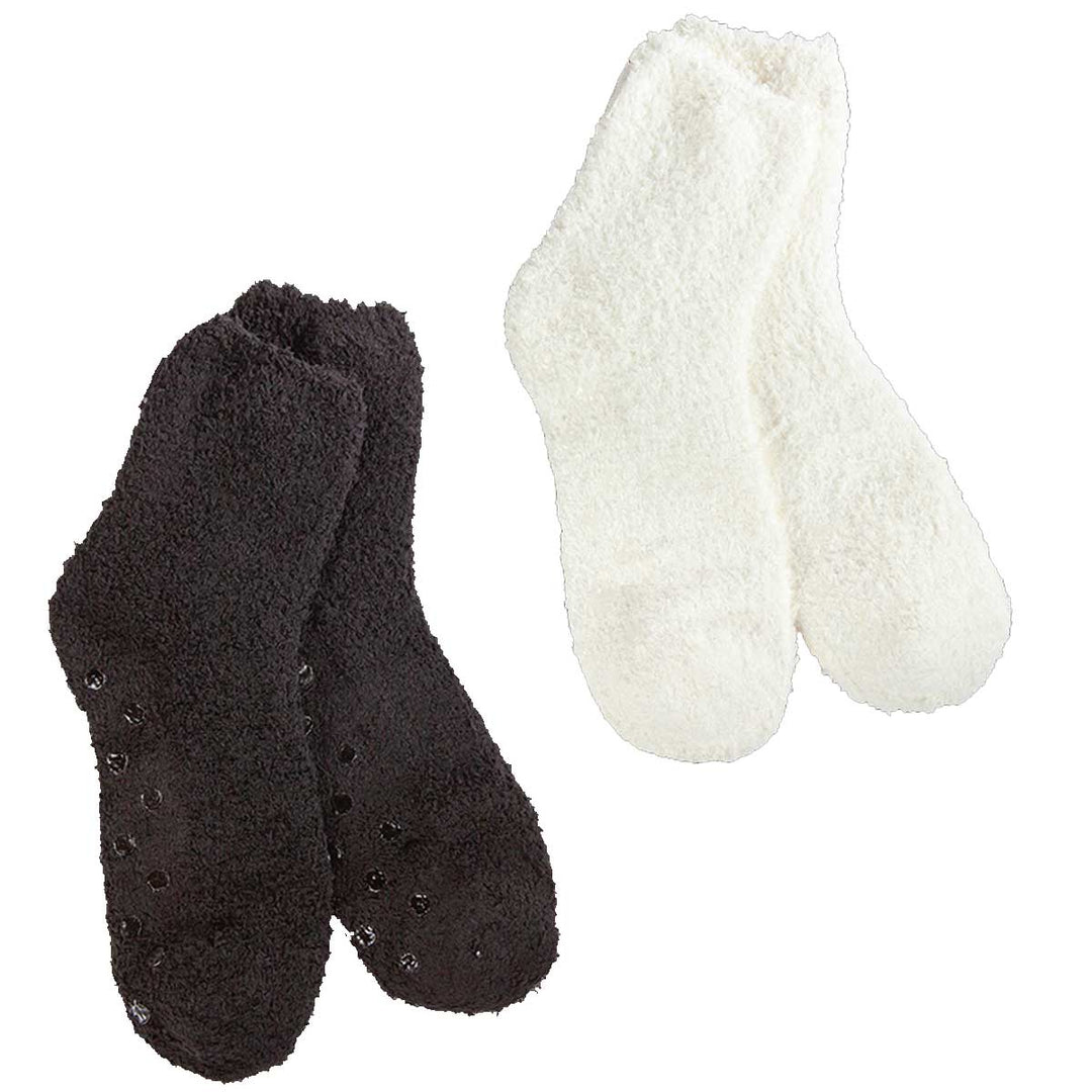 Crescent Sock Co Women's Softest Cozy Qtr's with Grippers
