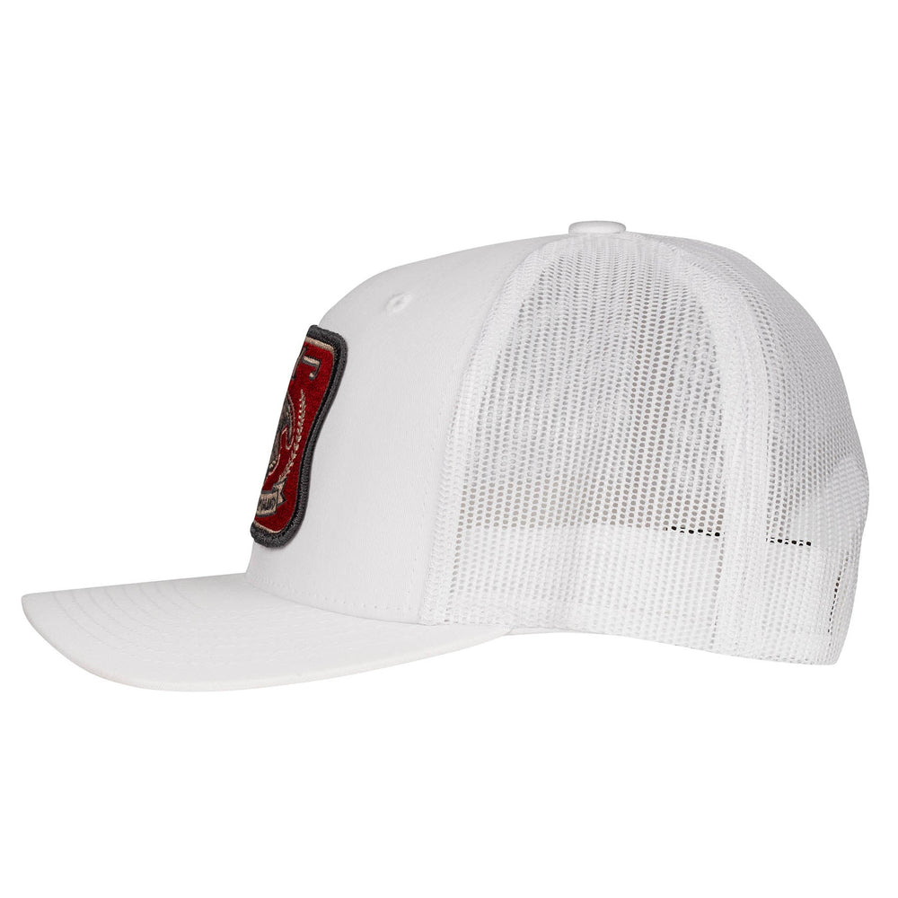 
                  
                    Lazy J Ranch White Red America's Best Brand Mid Profile Trucker Hat-Lazy J Ranch Wear
                  
                