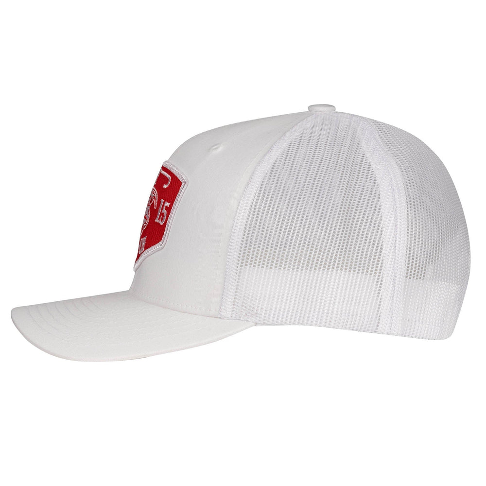 
                  
                    Lazy J Ranch White Red Ranch Mid Profile Trucker Hat-Lazy J Ranch Wear
                  
                