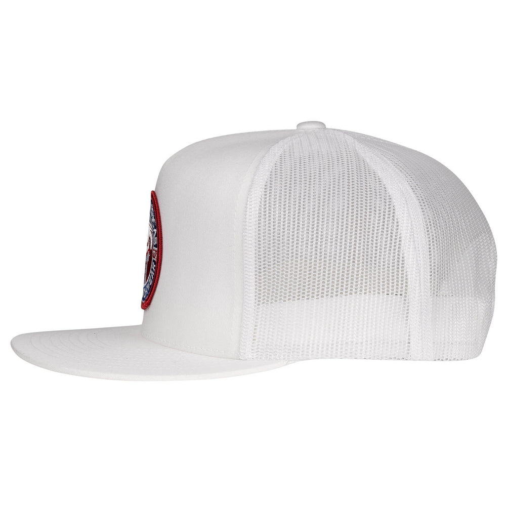 
                      
                        Lazy J Ranch White Tejas Classic Five Panel Trucker Hat
                      
                    