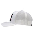 Lazy J White Break Away Mid Profile Trucker Hat