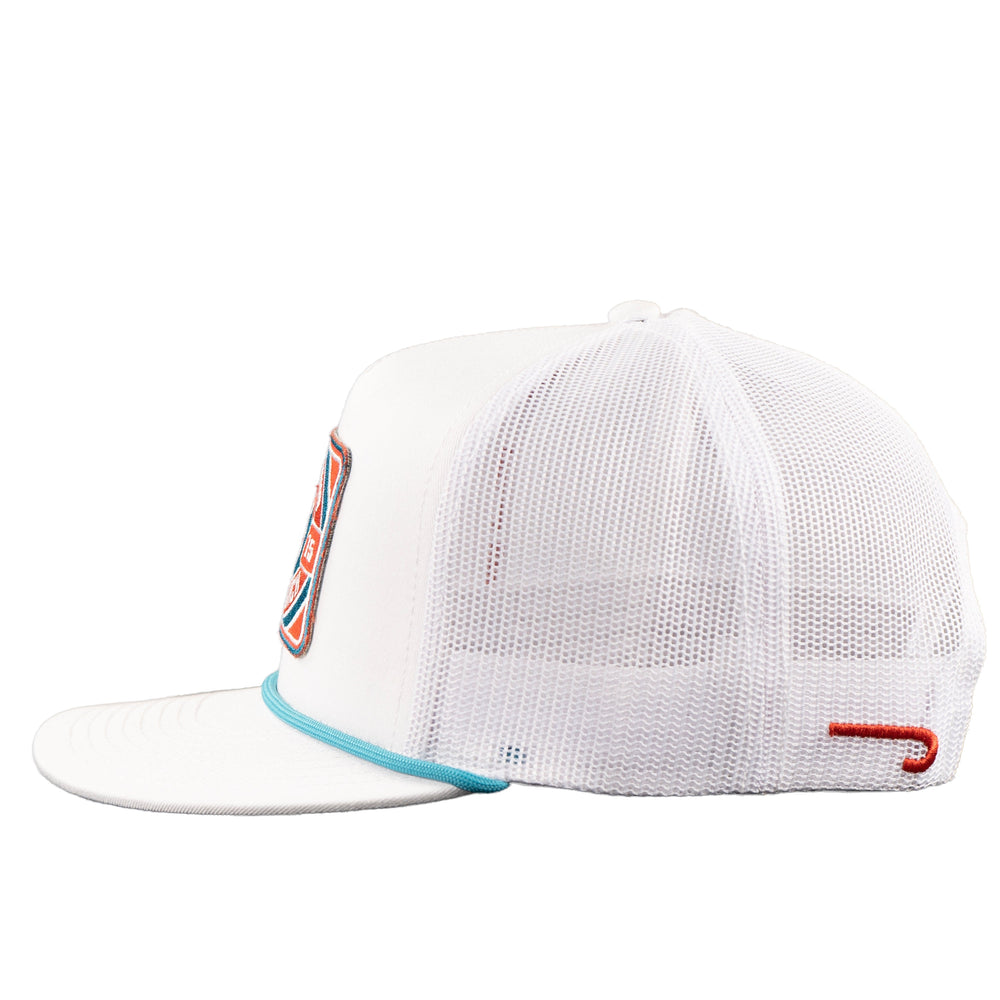
                  
                    Lazy J Ranch White Round Pen Classic Rope Trucker Hat-Lazy J Ranch Wear
                  
                