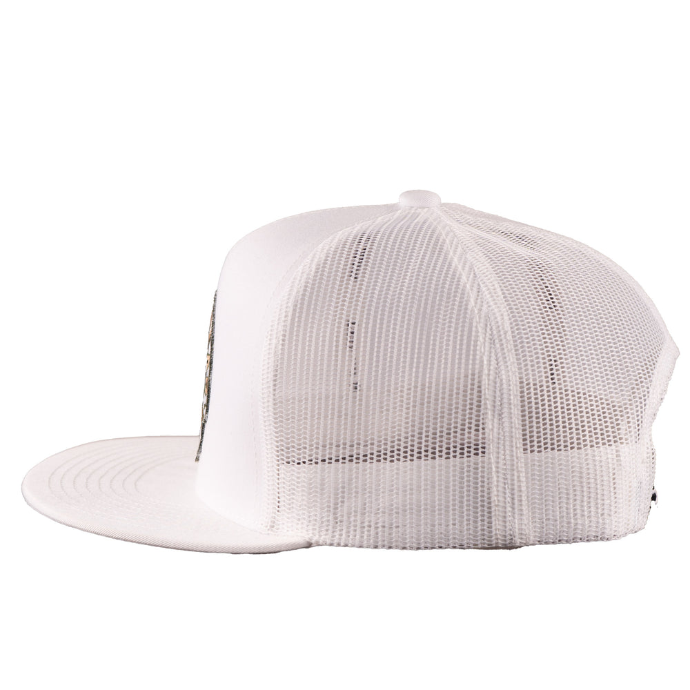 
                  
                    Lazy J Ranch White Olive Arrowhead Classic Five Panel Trucker Hat-WHITE4-AH-OLV
                  
                