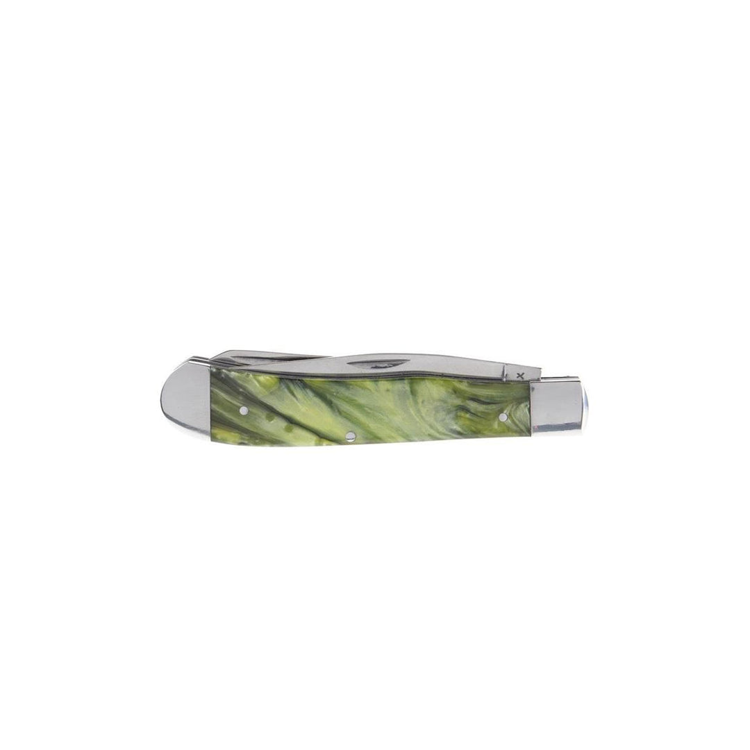 Twisted X Folding Trapper Knife - Pearlized Green