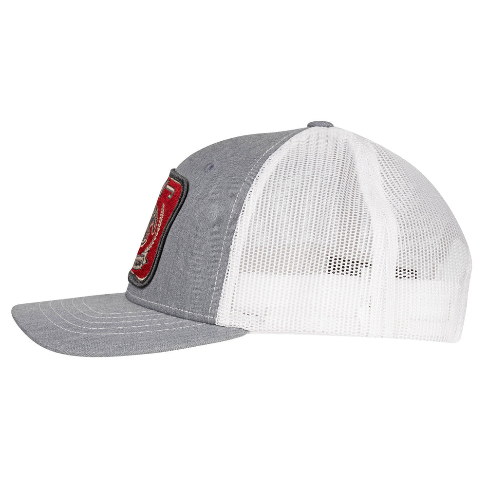 
                      
                        Lazy J Ranch Youth Grey & White America's Best Mid Profile Trucker Hat
                      
                    