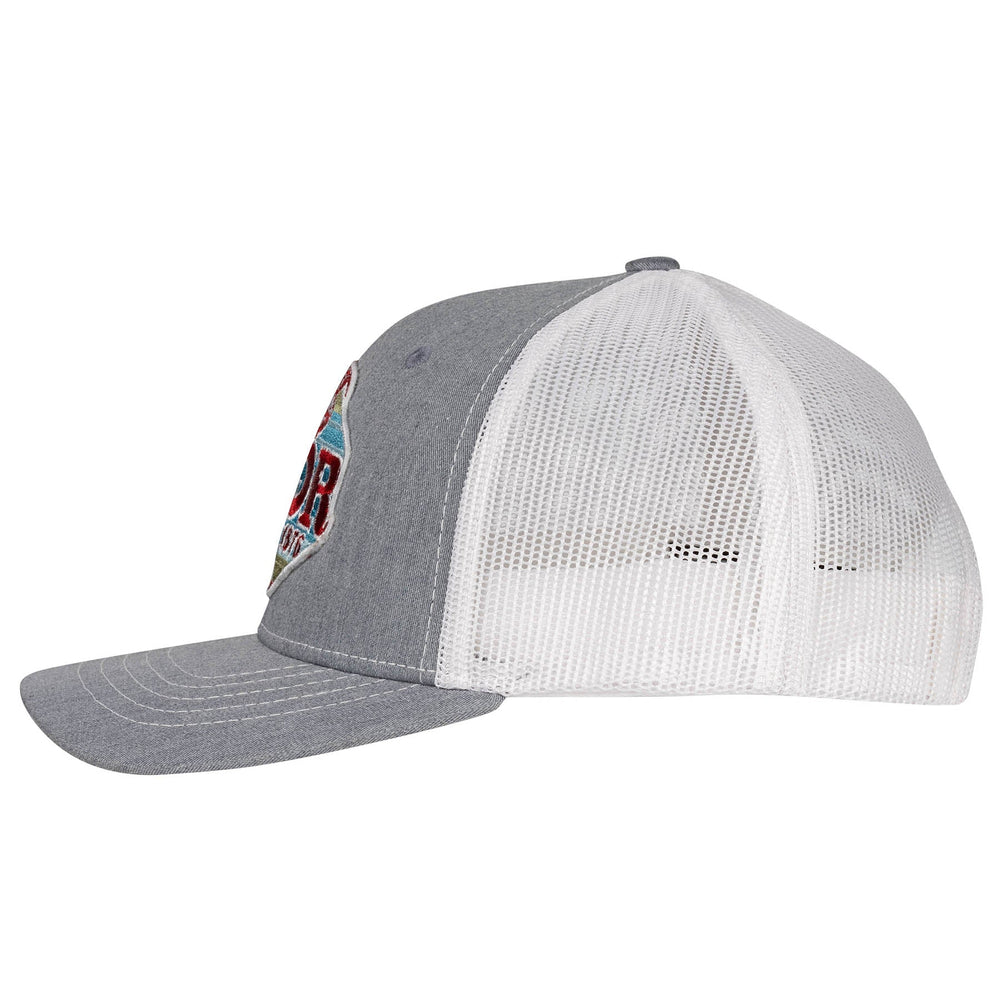
                  
                    Lazy J Ranch Heather & White Conquest Youth Patch Hat-Lazy J Ranch Wear
                  
                