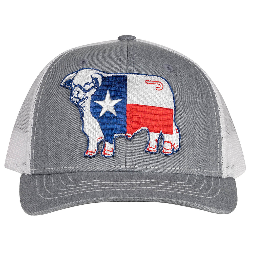 
                      
                        Lazy J Ranch Heather & White Texas Flag Bull Youth Patch Hat
                      
                    