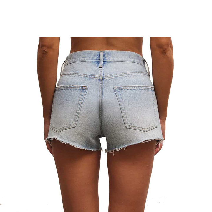 Z Supply Women's Classic Hi-Rise Denim Shorts