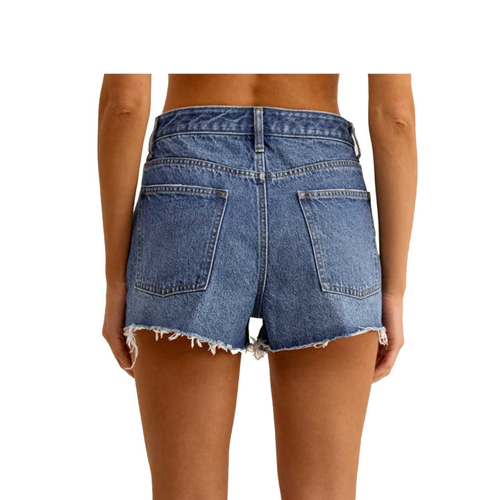 Z Supply Women's Classic Hi-Rise Denim Shorts