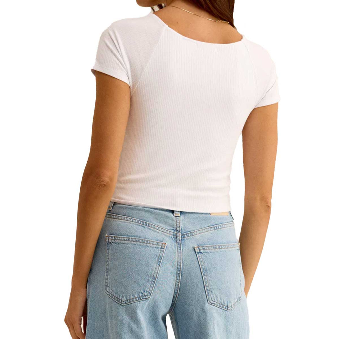 Z Supply Women's Kallen Cropped T-Shirt - White
