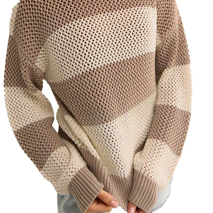 Z Supply Women's Broadbeach Stripe Sweater - Putty