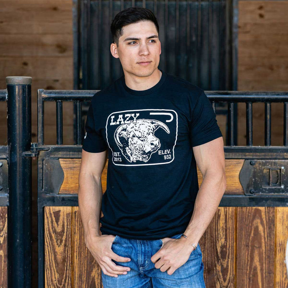 
                      
                        Lazy J Ranch Elevation Short Sleeve Black  T-Shirt
                      
                    