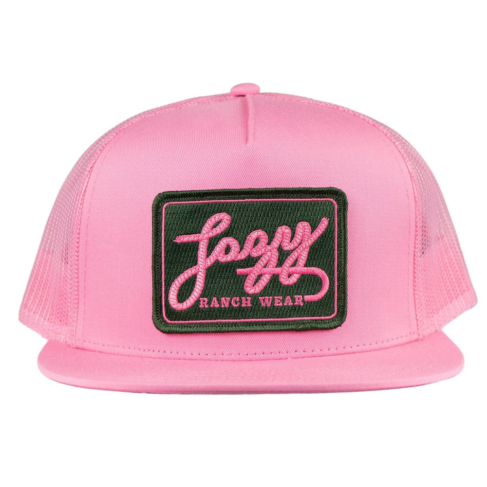 
                  
                    Lazy J Ranch Pink Breakaway Patch Classic Five Panel Trucker Hat-Lazy J Ranch Wear
                  
                