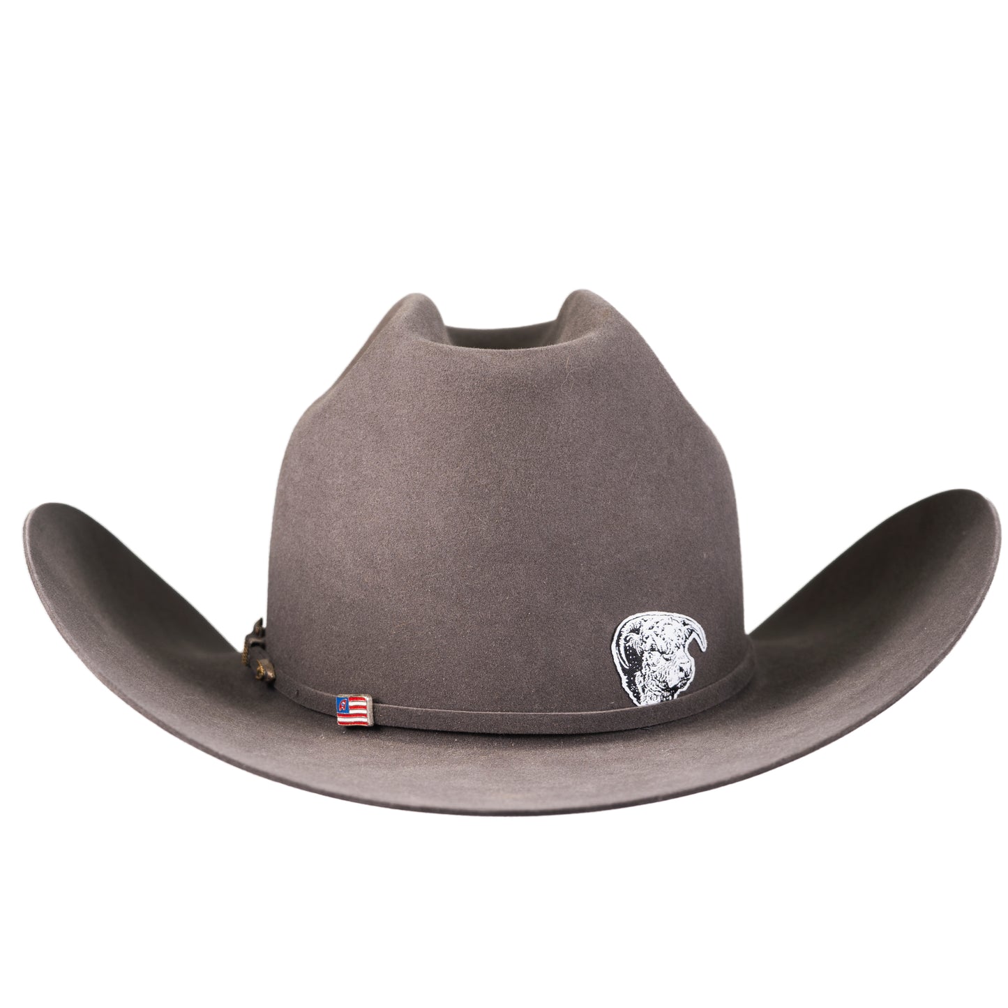 Lazy J Ranch Hereford Bull Elevation Woven Sticker-