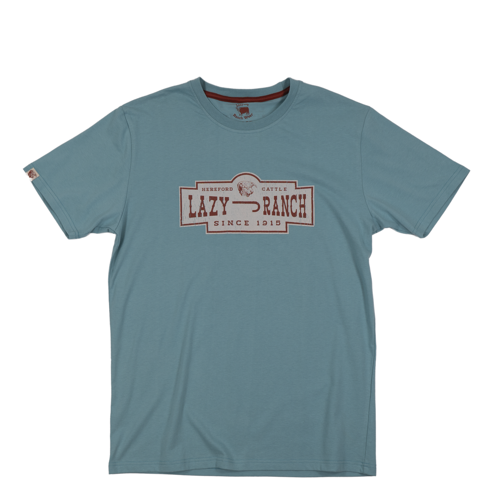 
                  
                    Lazy J Ranch Hereford Cattle Turquoise T-Shirt-
                  
                