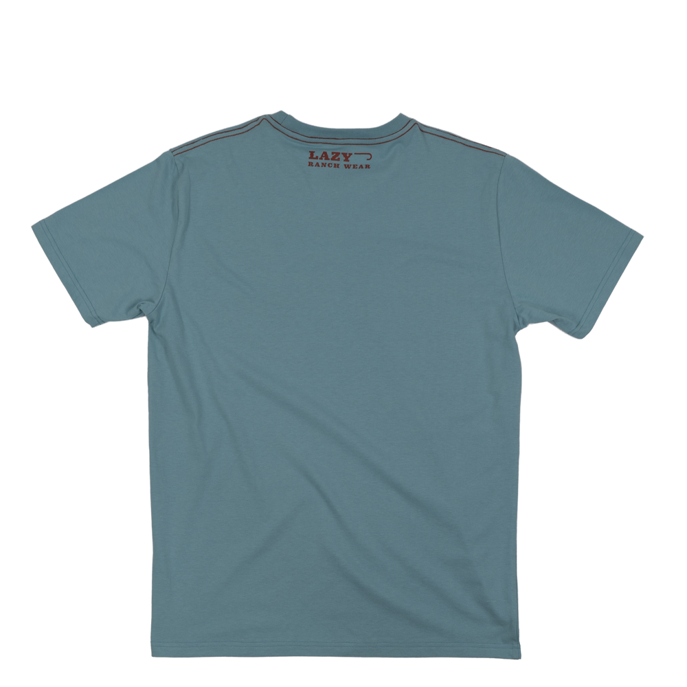 
                  
                    Lazy J Ranch Hereford Cattle Turquoise T-Shirt-
                  
                