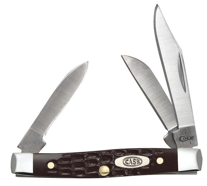 Case Knives Small Stockman Working Knife - Brown Synthetic