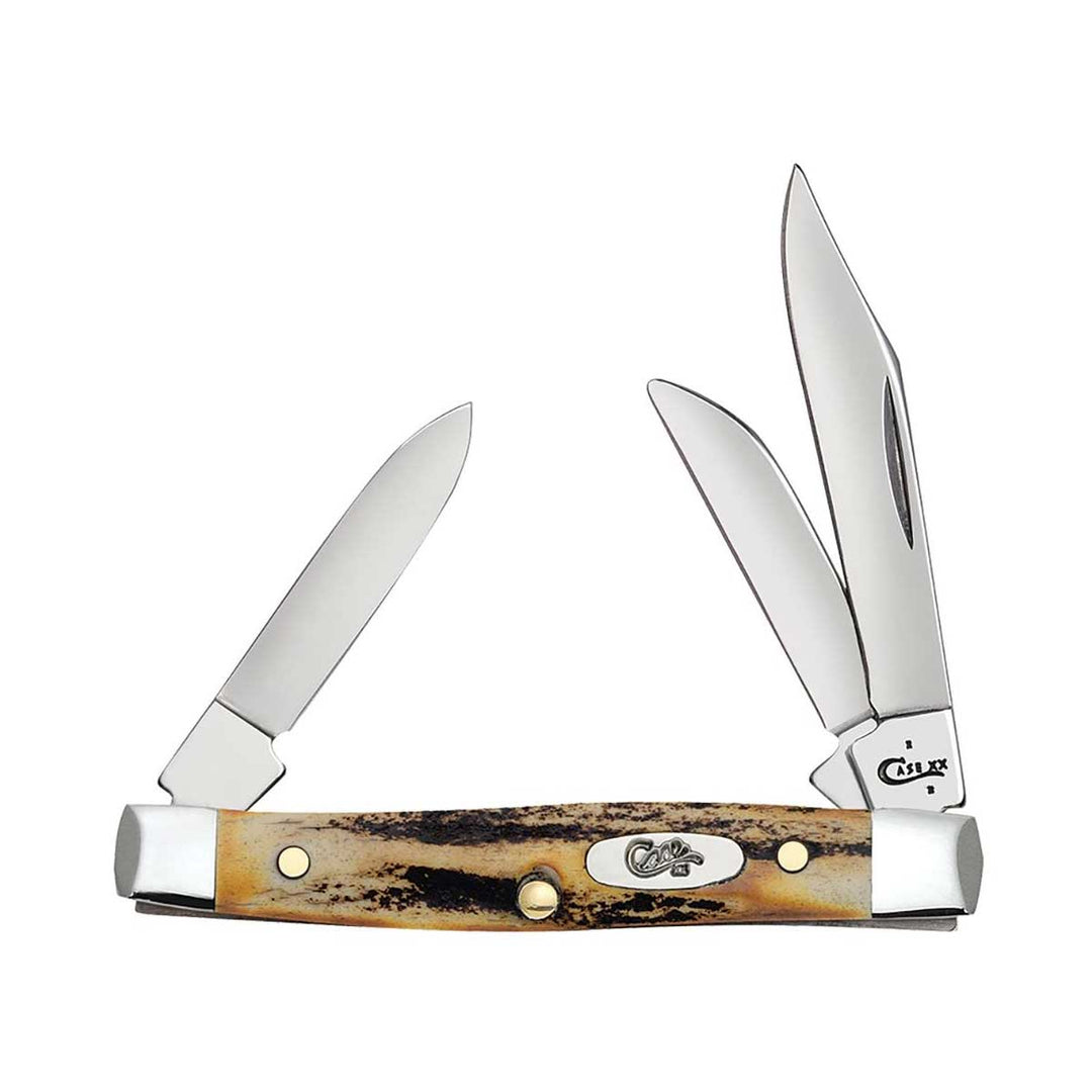 Case Knives Small Stockman Folding Knife -  Genuine Stag