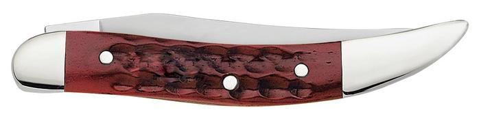 Case Knives  Pocket Worn Corn Cob Jig Small Texas Toothpick Knife - Old Red Bone