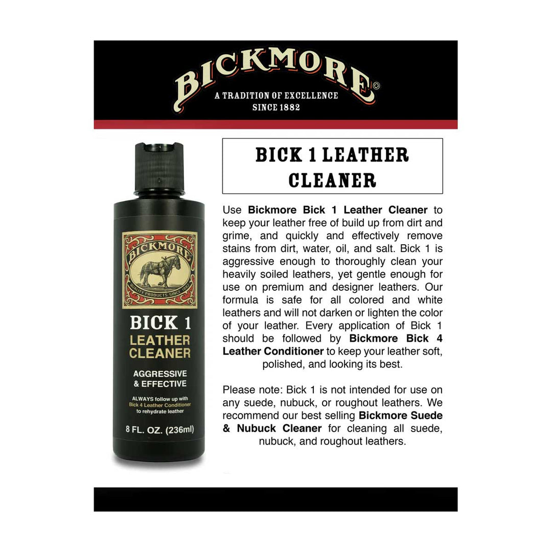 Bickmore Bick 1 Leather Cleaner - 8oz