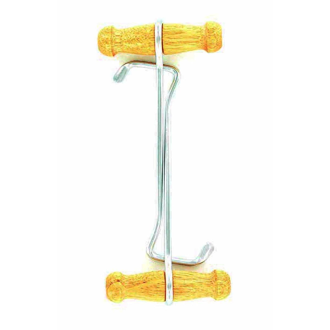M & F Western Short Boot Hooks with Natural Handle