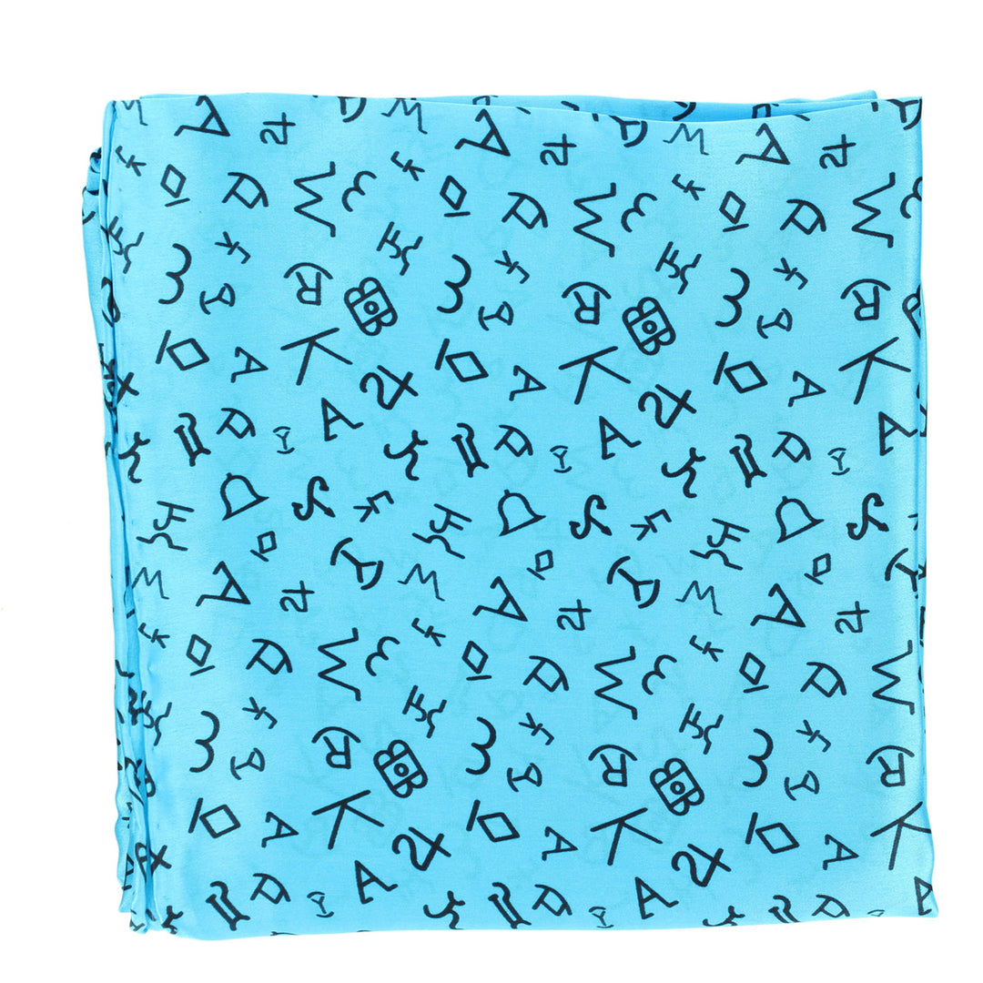 M & F Western Banded Wild Rag - Turquoise