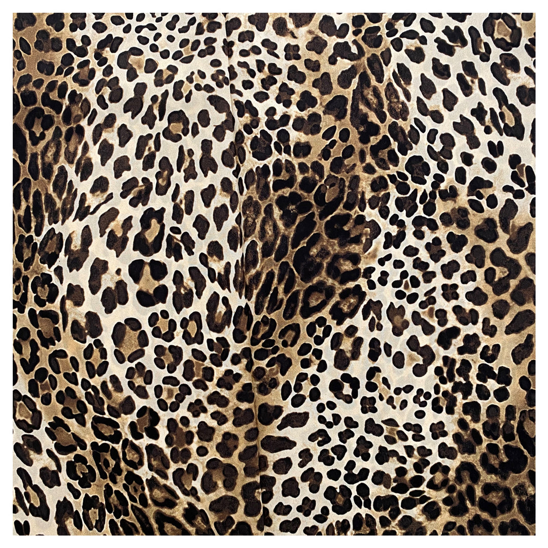M&F Western Silk Wild Rag Scarf - Leopard Print