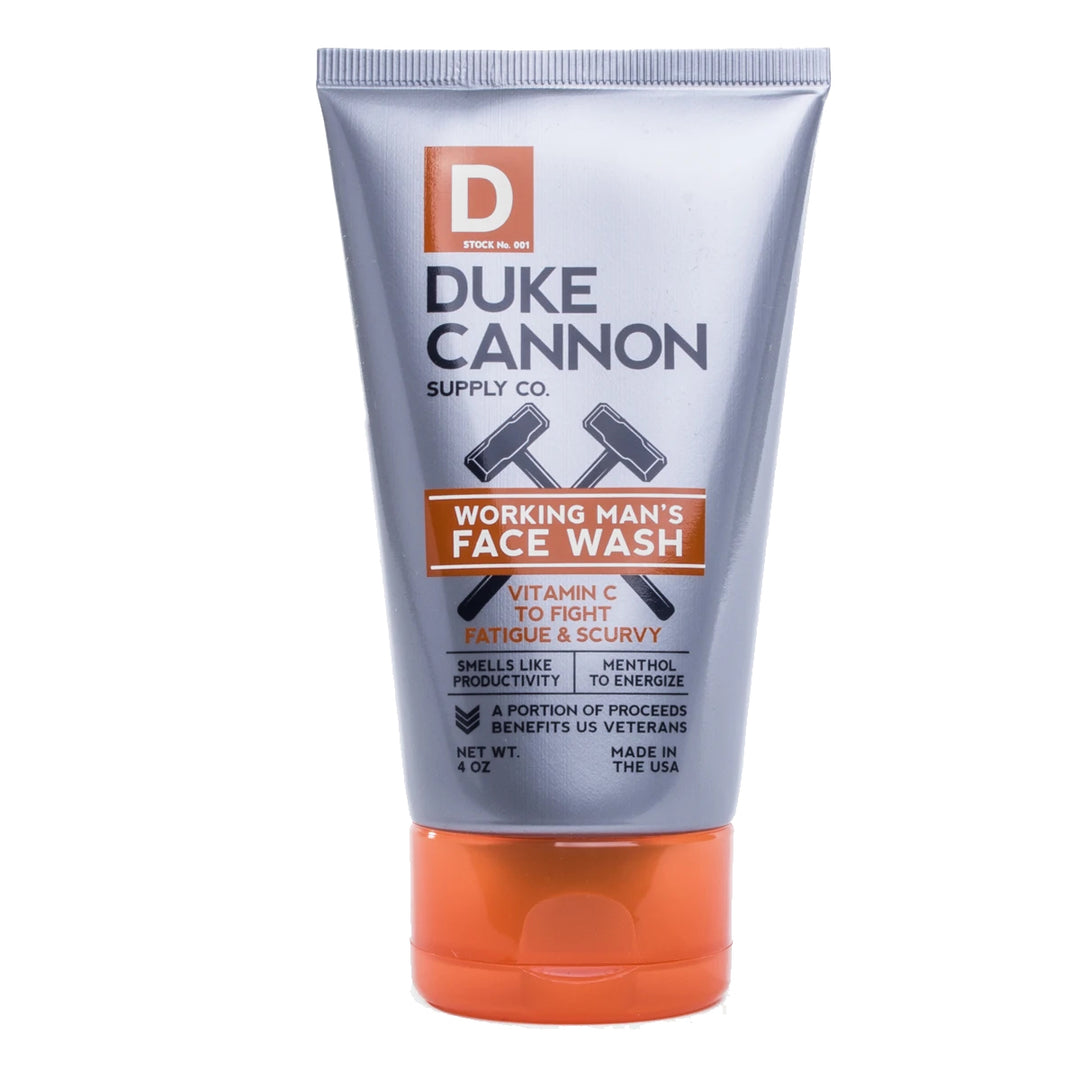 Duke Cannon Men's Working Man's Face Wash