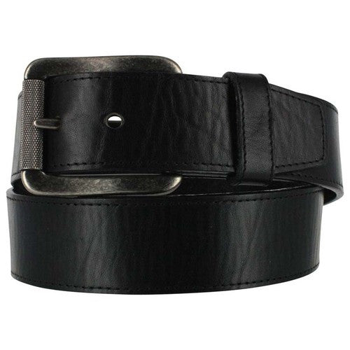 Justin Black Bomber Men's Leather Belt - Lazy J Ranch Wear