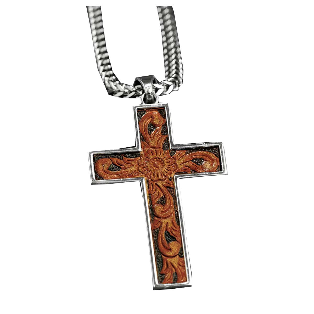 Leather Necklace Christian Cross Pendant Handmade Surfer Men Woman Choker  Brown | eBay