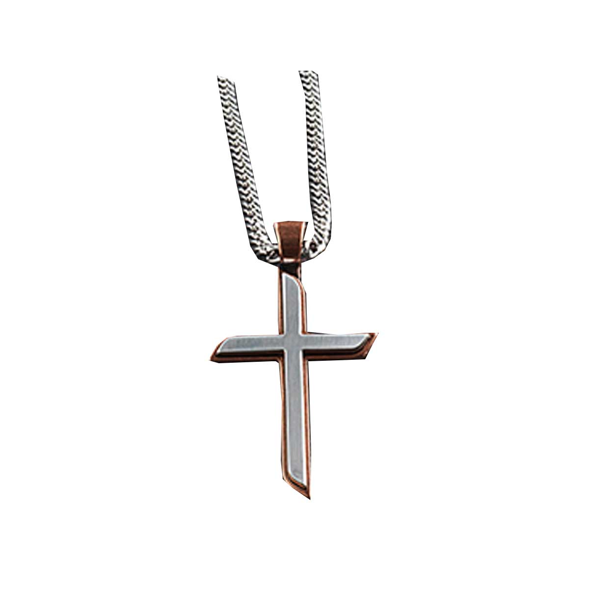 Twister Men's Two Tone Cross Necklace – Lazy J Ranch Wear Stores