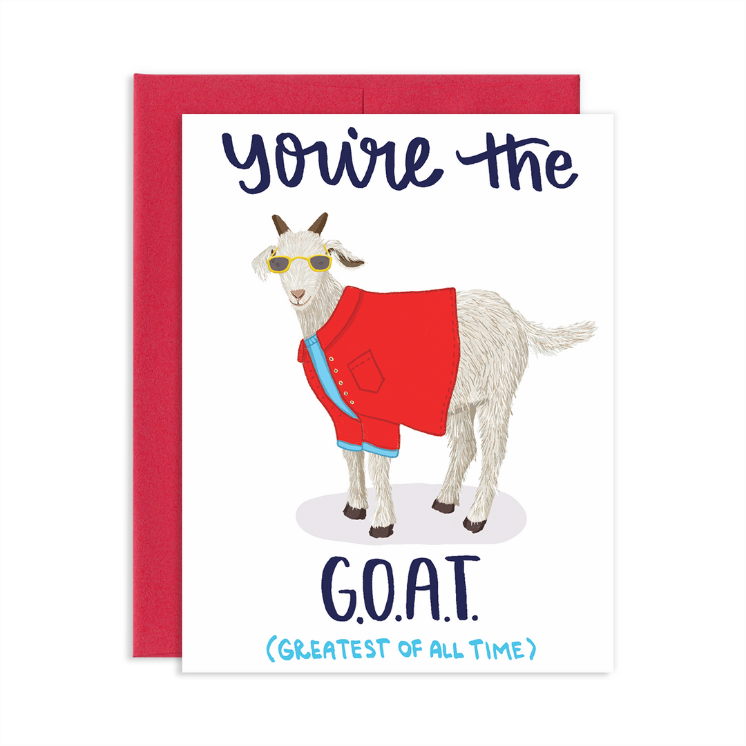 Grey Street Paper - You're The GOAT Card