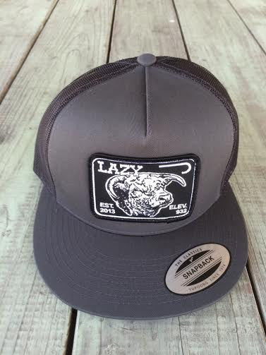 Lazy J Ranch Wear Grey & Grey 4" Elevation Hereford Patch Hat