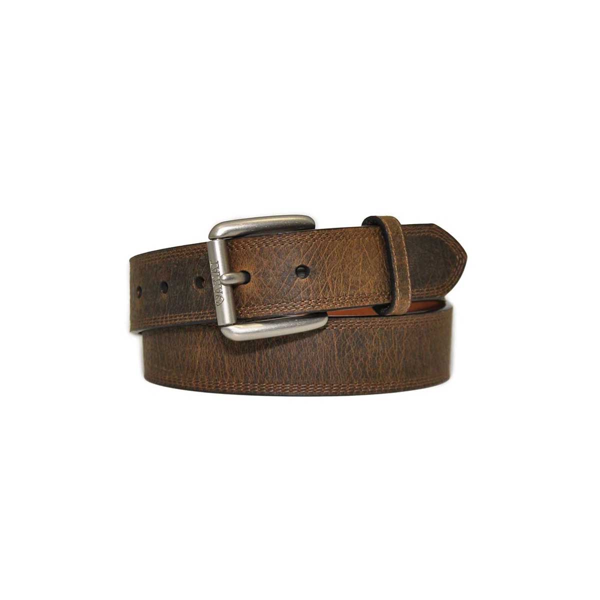 Ariat Men's Triple Stitch Roller Belt - Aged Bark