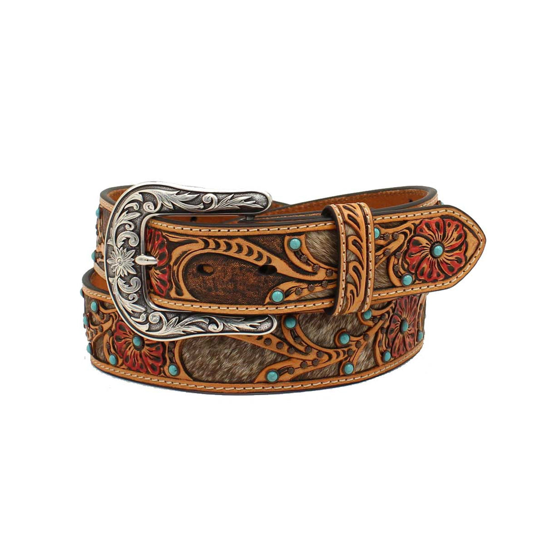 M & F Western Women's Ariat Tooled Leather Belt