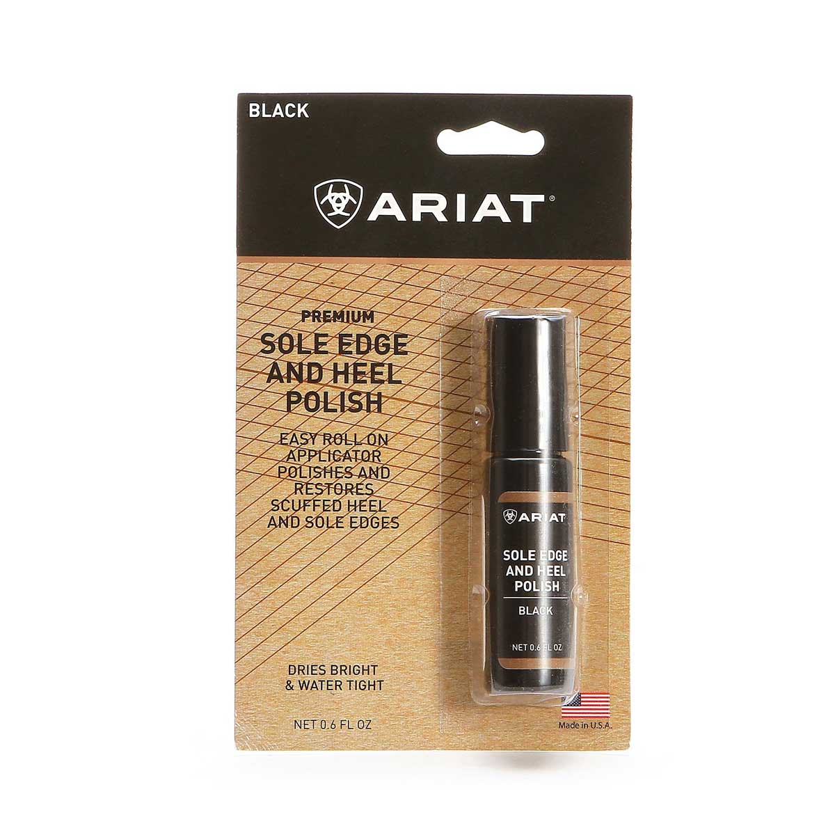 Ariat Sole Edge & Heel Polish - Black 6 oz