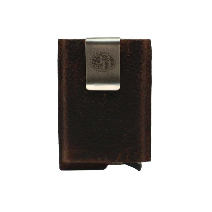 M & F Western Men's Leather 3D Smart Wallet