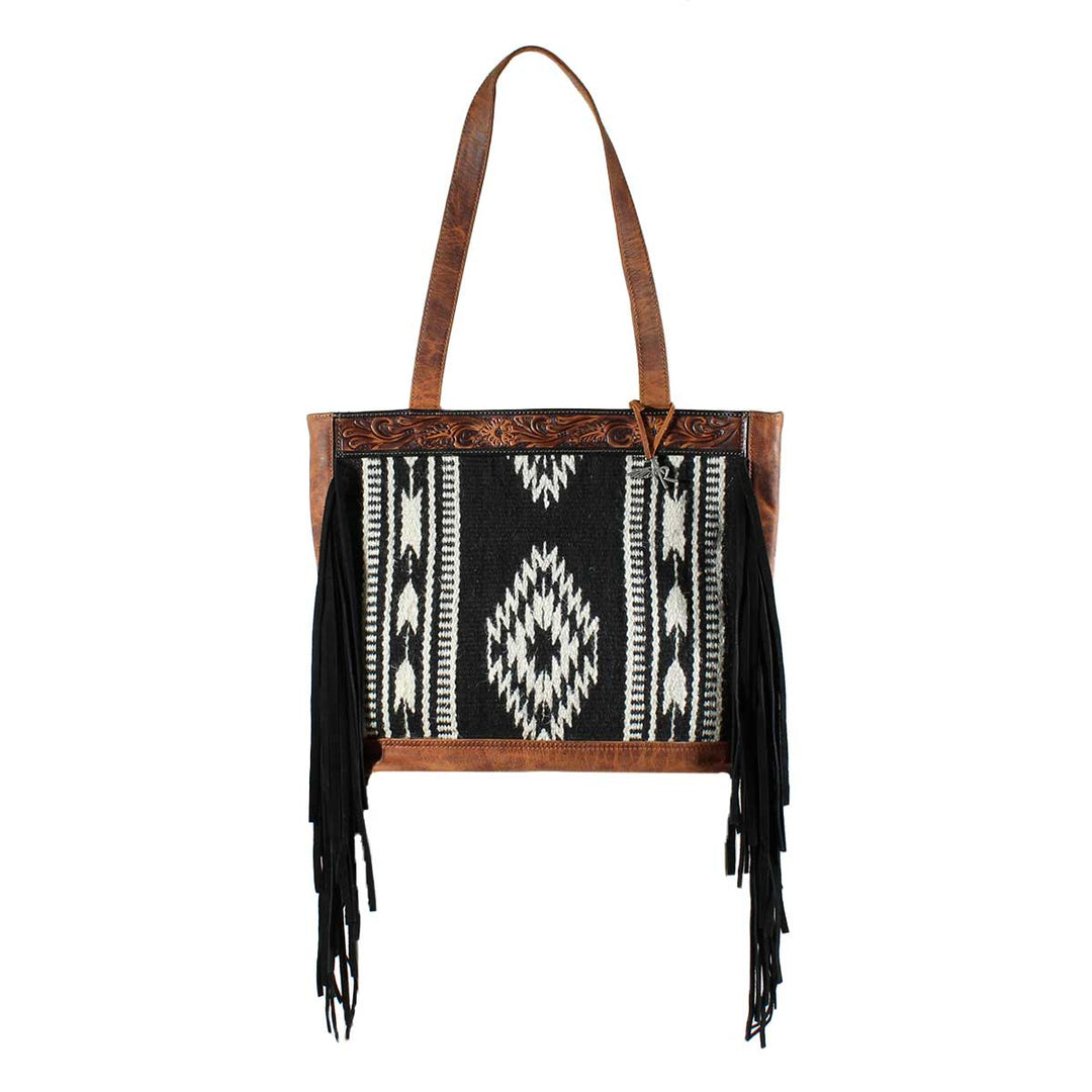 Angel Ranch Dixie Collection Aztec Print Rug Fabric Conceal Carry Tote