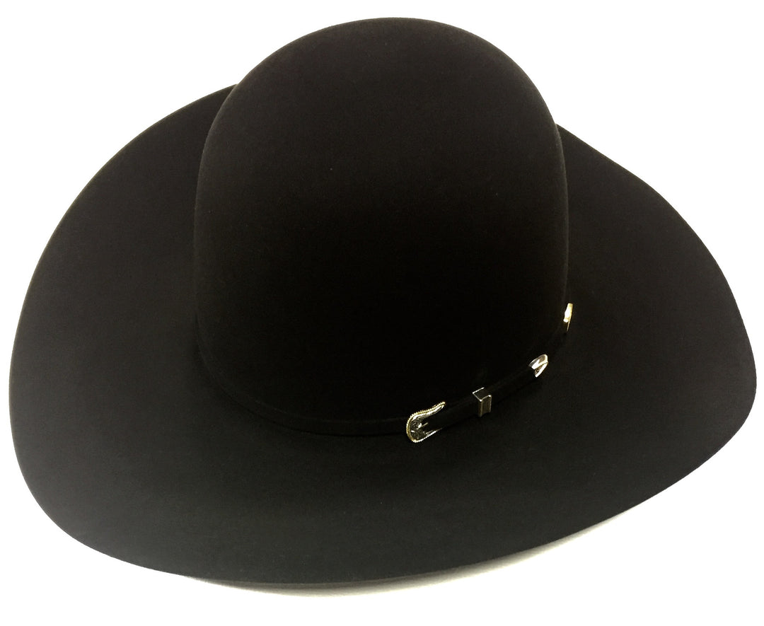 Black 10X 4 1/2 Brim Felt Hat by American Hat Co. - Lazy J Ranch Wear