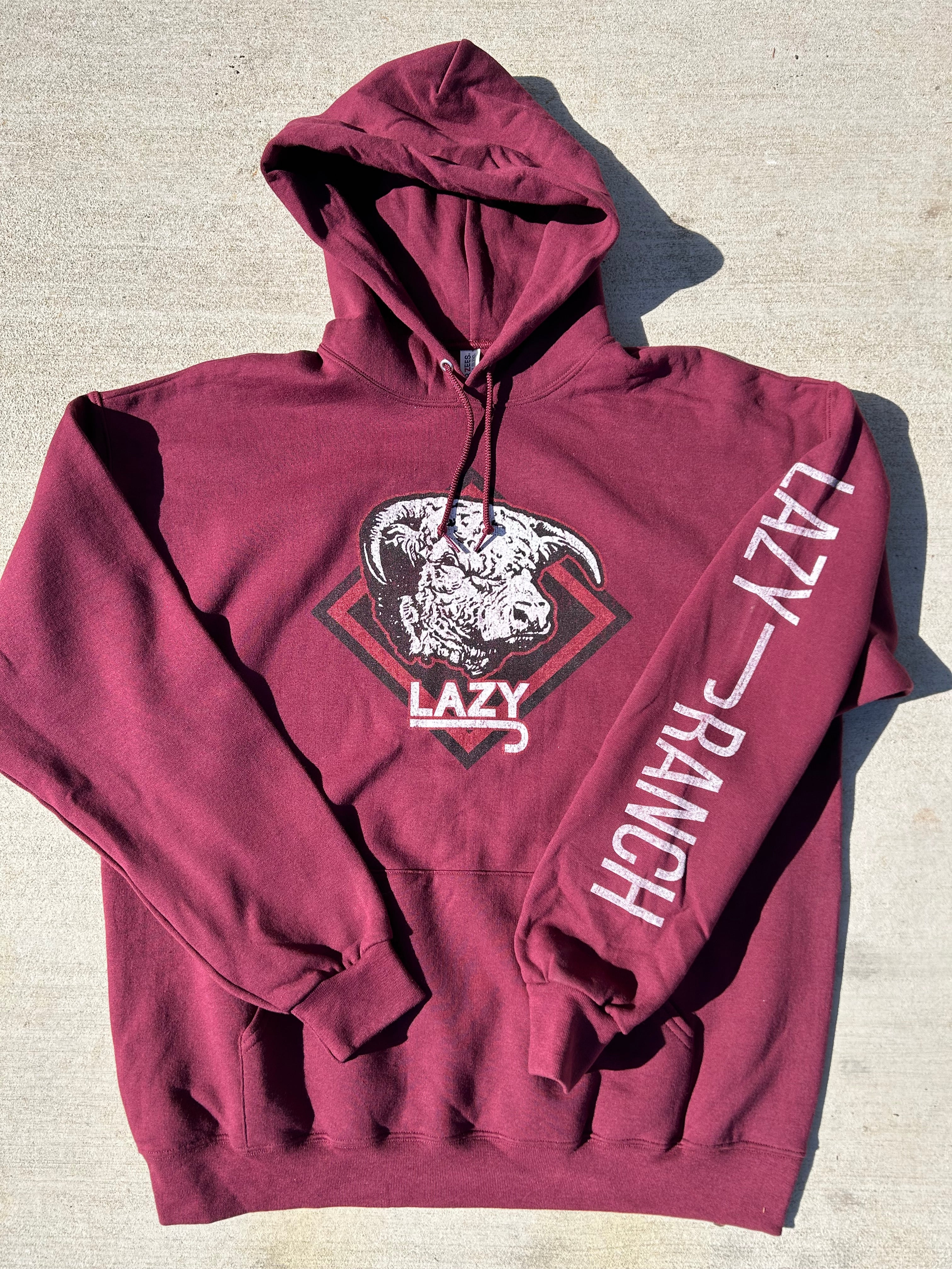 Red store diamond hoodie