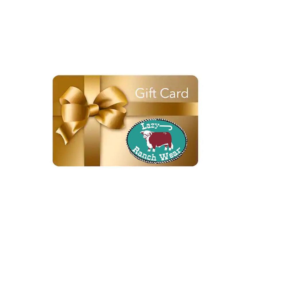 Lazy J Gift Card-Lazy J Ranch Wear