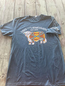 Lazy J Ranch Apache Hereford Short Sleeve T-Shirt - Indigo Blue-