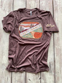 Lazy J Ranch Desert Show Time Short Sleeve T-Shirt - Brown-